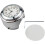 Waterproof Motorcycle Handlebar Clock with Night Vision and Chrome Plated Base 3