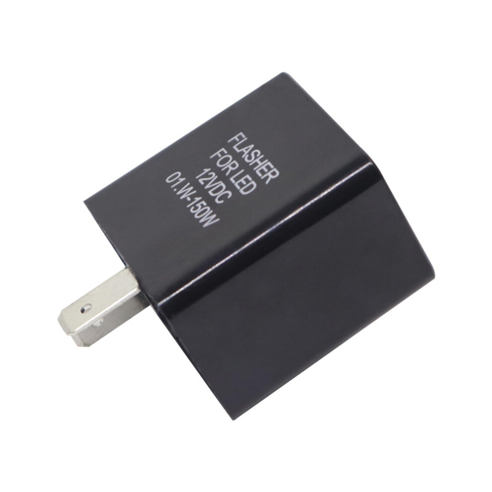 2 Pin 12V Led Flasher Relay For Car And Motorcycle, Adjustable Frequency Fixes Hyper Flash 9113335635531