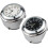 Waterproof Motorcycle Handlebar Clock with Night Vision and Chrome Plated Base 2