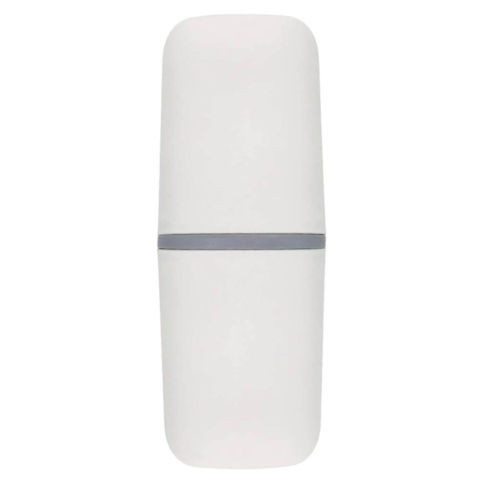 Travel Toothbrush Holder and Toothpaste Case with Secure Snap Closure for Camping and Trips