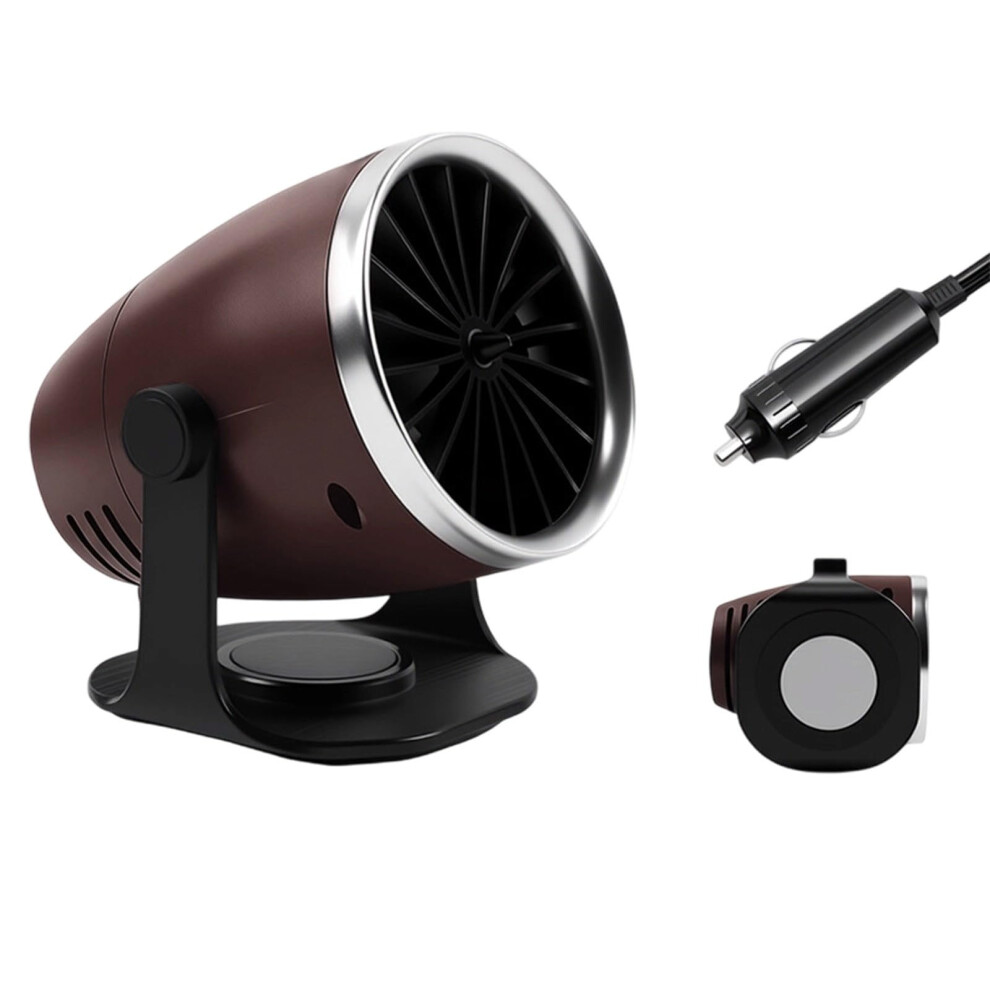 12V/24V Car Heater And Windshield Defroster, Fast Heating Cooling, 360 Rotation For Truck Suv Rv 9113335635784