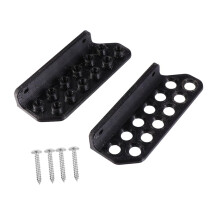 Archery Wall Mount Arrow Storage Rack Black Plastic Space Saving Holder for Home or Retail Display