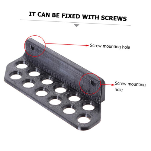 Archery Wall Mount Arrow Storage Rack Black Plastic Space Saving Holder for Home or Retail Display 2