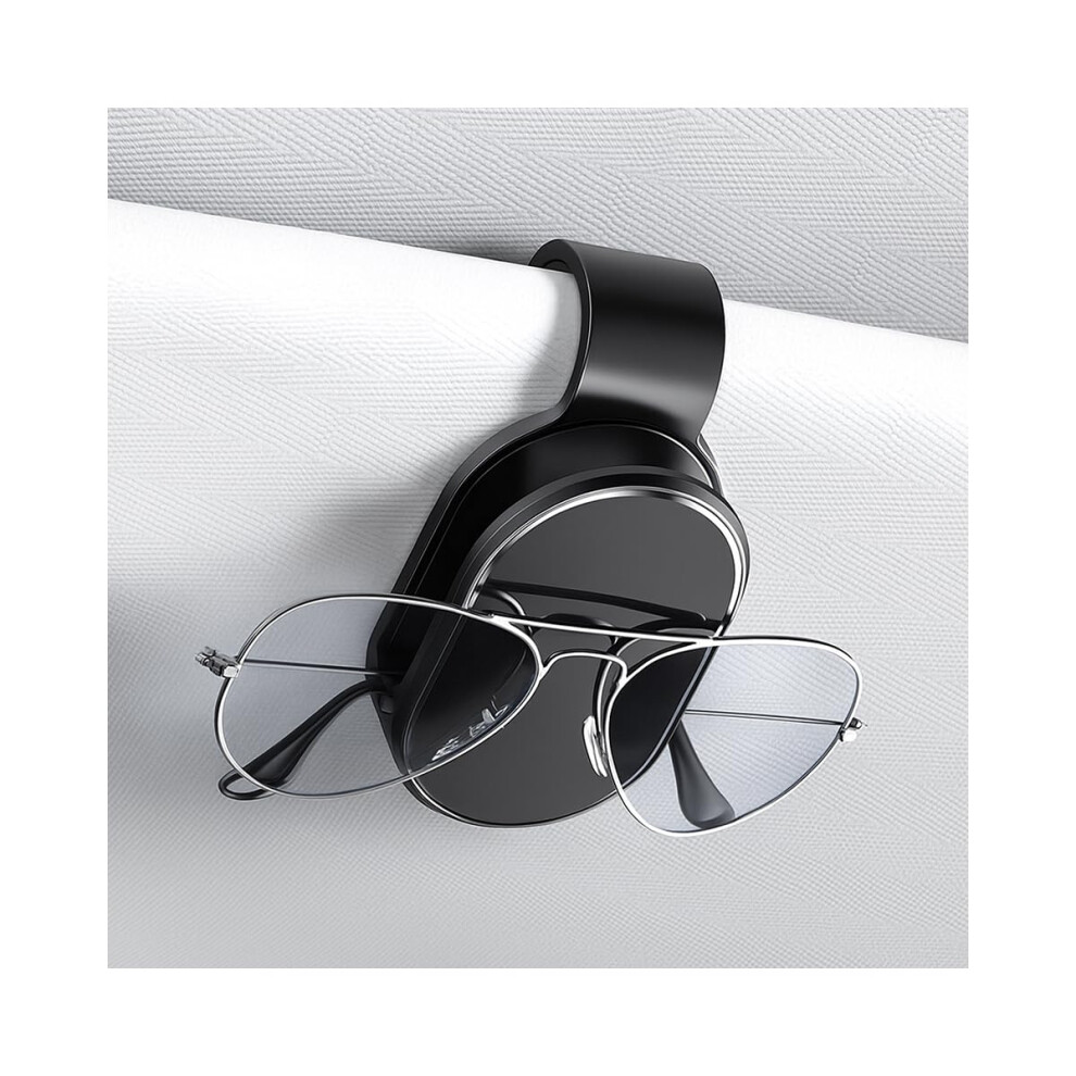 Car Sunglasses Holder With Secure Onehanded Operation, Universal Sun Visor Glasses Clip For Suv Truck Sedan 9113335636804