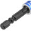 Impact Socket Adapter Set 1/4 3/8 1/2 Inch Hex Shank for Power Drill, Rust Resistant, 3 Pcs Black 5