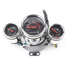 Motorcycle Digital Tachometer with Odometer Voltmeter Fuel Display Motorbike Speedometer Gauge Kit