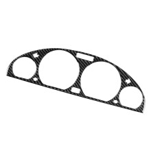 Carbon Fiber Dashboard Gauge Panel Cover Trim Scratch Protection for BMW E46 19982005