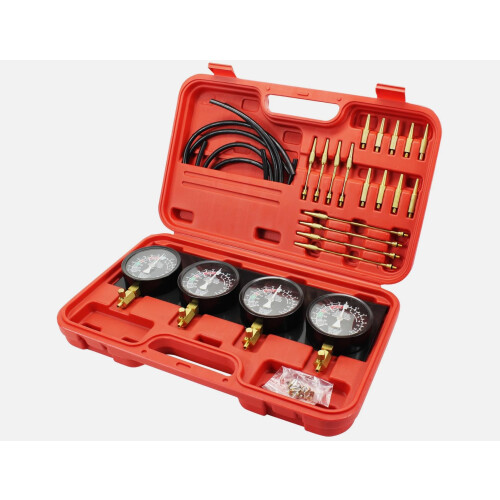Carburetor Synchronizer Motorcycle Carb Sync Tool with Adjustable Vacuum Gauge Set for MultiMotor Use