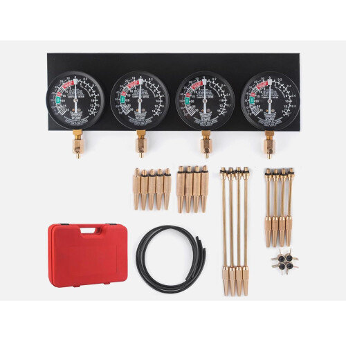 Carburetor Synchronizer Motorcycle Carb Sync Tool with Adjustable Vacuum Gauge Set for MultiMotor Use 1