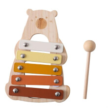 Glockenspiel Xylophone 5Note Beginner Percussion Instrument with Mallet for Adults and Kids