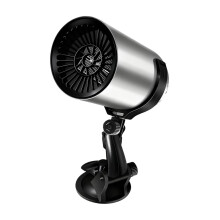 12V Car Heater Defroster with Rapid Heating, 360 Adjustable Rotation and Secure Suction Mount for Winter Driving