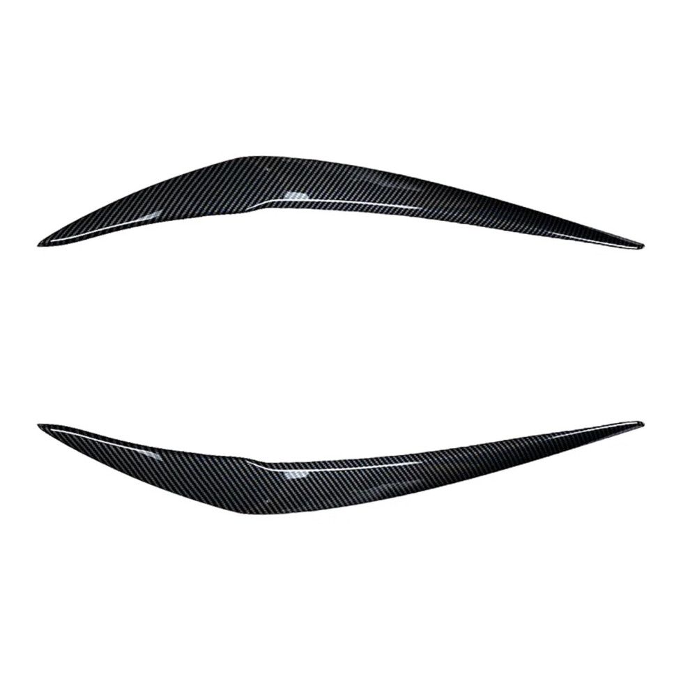 Headlight Eyebrow Carbon Fiber Look Trim Scratch Protection For Bmw F20 1 Series 118I 120I 9113335637528