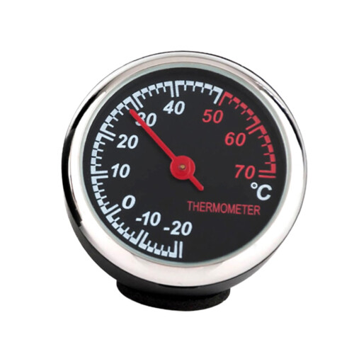 Car Thermometer Digital Dashboard Gauge with Backlight Waterproof Vent Mount Easy Install