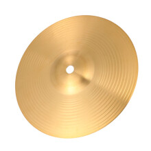Drum Cymbal Set with Hi Hat Ride Crash, Durable Alloy Brass Cymbals for Beginner Practice