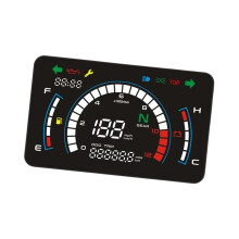 Motorcycle Digital Speedometer Tachometer with Backlight Display and RealTime RPM Monitoring