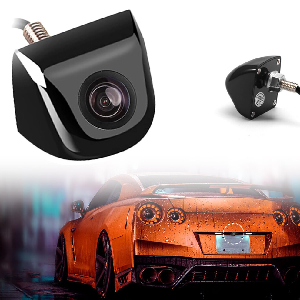 Car Backup Camera Hd Night Vision 170 Wideangle Ip68 Waterproof Rear View For Cars Trucks Black 9070919847370