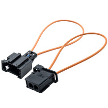 MOST Fiber Optic Loop Bypass Connector 23cm Male and Female Adapter for Mercedes BMW Audi VW Porsche