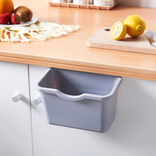 Kitchen Compost Bin and Hanging Trash Can, SpaceSaving Under Sink or Countertop Use 1