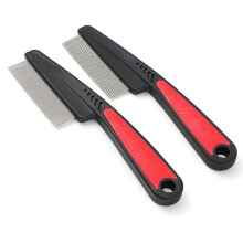 Stainless Steel Dandruff Comb with Fine Teeth for Lice Removal, Anti Static, Durable for Home and Salon