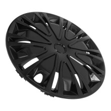 13 Inch Universal Car Wheel Hubcaps Black PP Rim Covers for SUV Truck Easy Install Durable Design