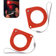 Car Key ECU Test Coil with AntiTheft LED, ABS Signal Detector Ring for Universal Vehicles, 2 PCS Red