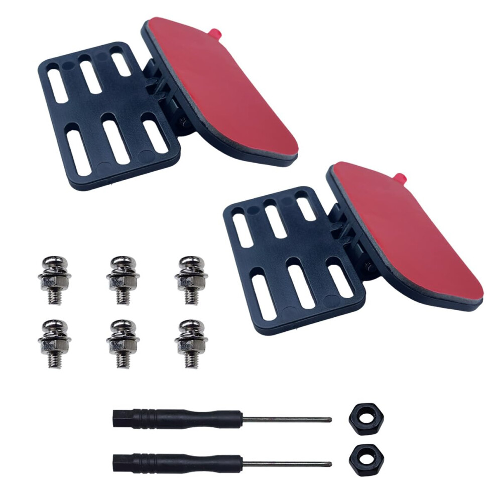Car Rear View Camera Mount 2 Sets, 180 Adjustable Nodrill Rear Window Bracket For Cars And Suvs 9070919848124