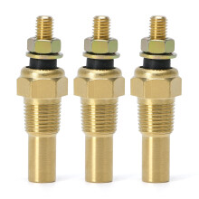 Universal 1/8 NPT Oil Water Temperature Sensor for Automotive Engine Gauge, Pack of 3