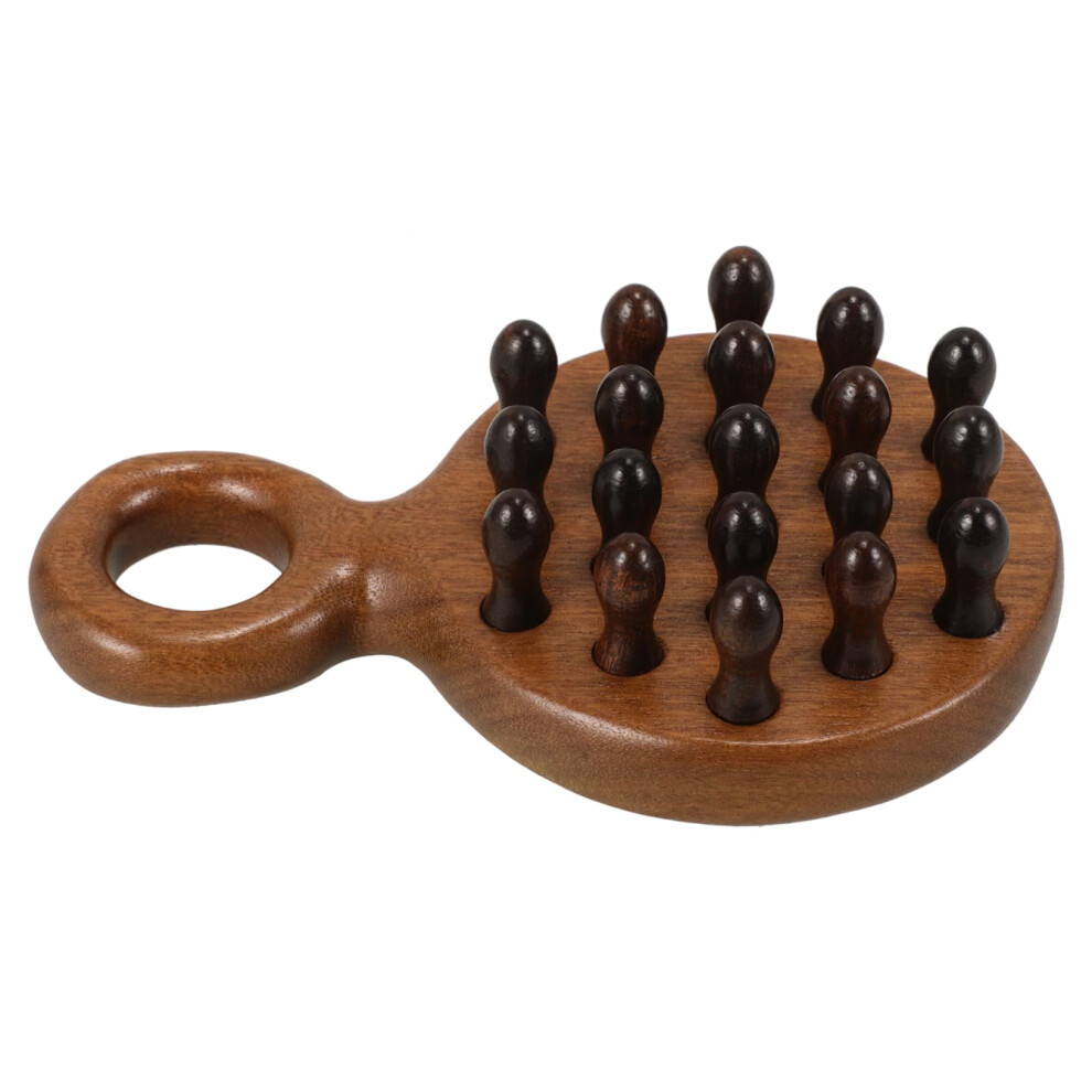 Unisex Wooden Detangling Wide Tooth Comb Antistatic Sandalwood For Curly Hair Scalp Care Women