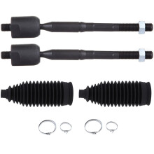 4PC Inner Tie Rod Ends and Rack Pinion Steering Boots Kit for Toyota Camry Solara Lexus ES300 ES330