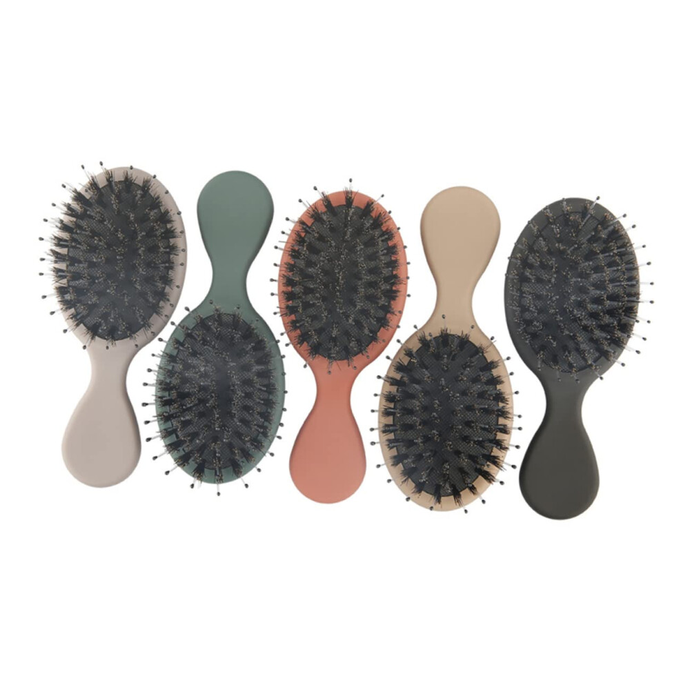 Detangling Hair Comb for Curly and Straight Hair, Anti Static Design with Ergonomic Grip, Black