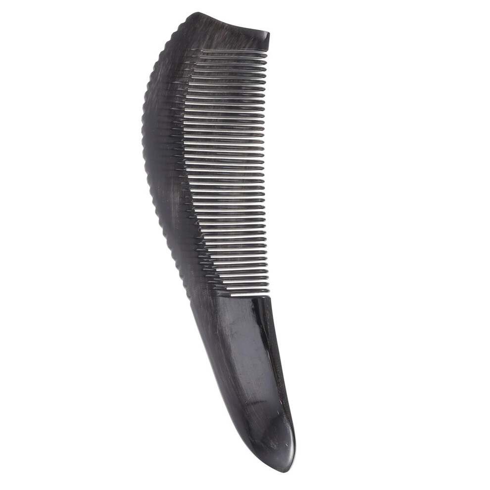 Unisex Horn Comb For Curly Hair With Gentle Detangling And Anti Static, Wide Tooth For Thick Hair