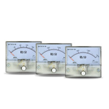 85C1 5V Analog Tachometer Panel Mount RPM Gauge 225/1500/1800 RPM Compact 56x64mm