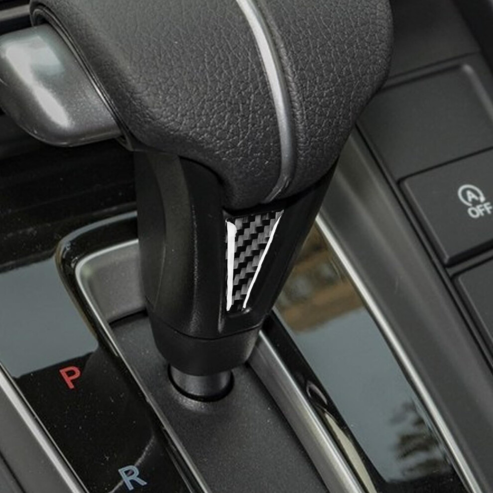 Carbon Fiber Gear Shift Knob Cover For Honda Crv 20172021 Sport Interior Upgrade Waterproof Trim 9070919848865