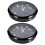2pcs Car Dashboard Clock Digital Touch Control Sleek Design Easy Install for Car SUV Motorcycle 1