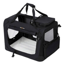 Bolsa de transporte para perro mascota tamaño XXL negro 12_0001251