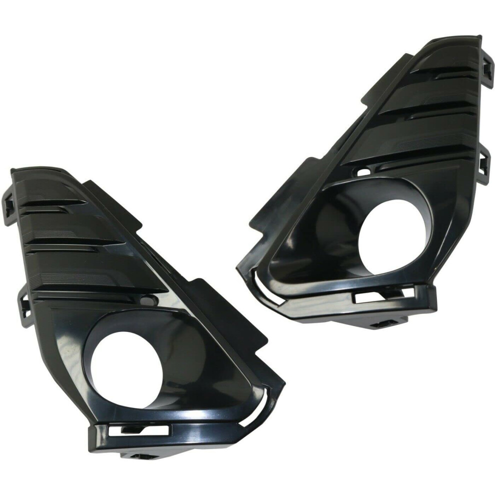 Fog Trim For 20182021 Driver And Passenger Side, Oem Fit Front Bumper Cover Paint To Match Light 9070919849466