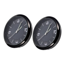 2pcs Analog Car Dashboard Clock with Precise Quartz Movement for Quick Vent and Interior Installation