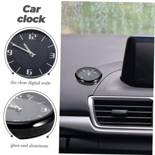 2pcs Analog Car Dashboard Clock with Precise Quartz Movement for Quick Vent and Interior Installation 1