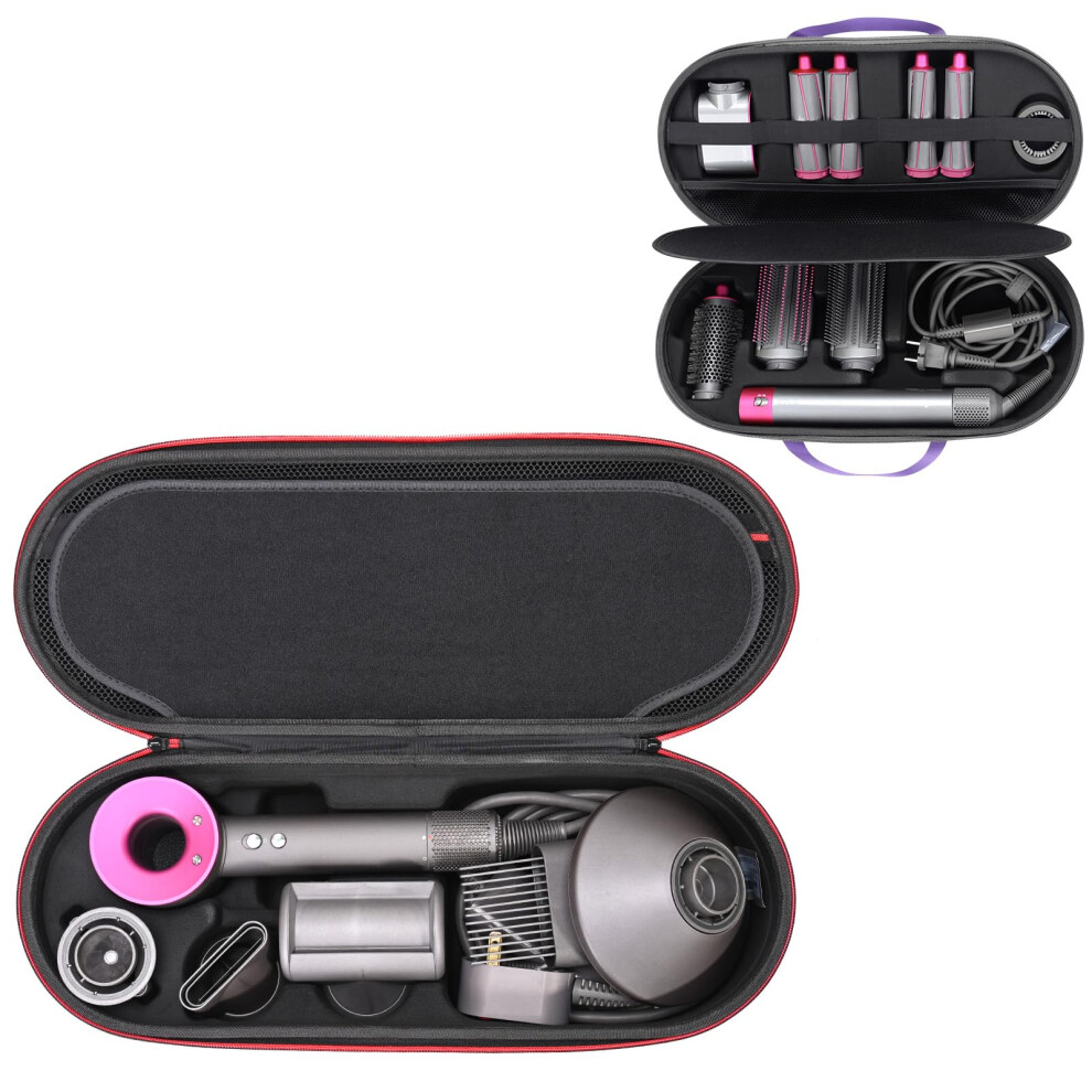 Hard Travel Case for Dyson Supersonic Hair Dryer and Airwrap Styler, Shock Resistant Waterproof Design