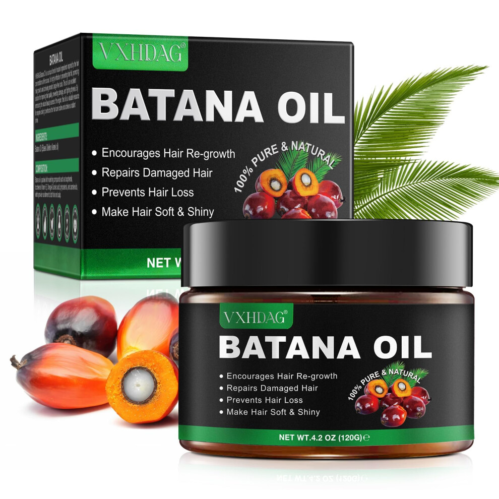 Pure Batana Oil for Hair Growth 120g â Deep Hydration, Split Ends  and Frizz Control from Honduras