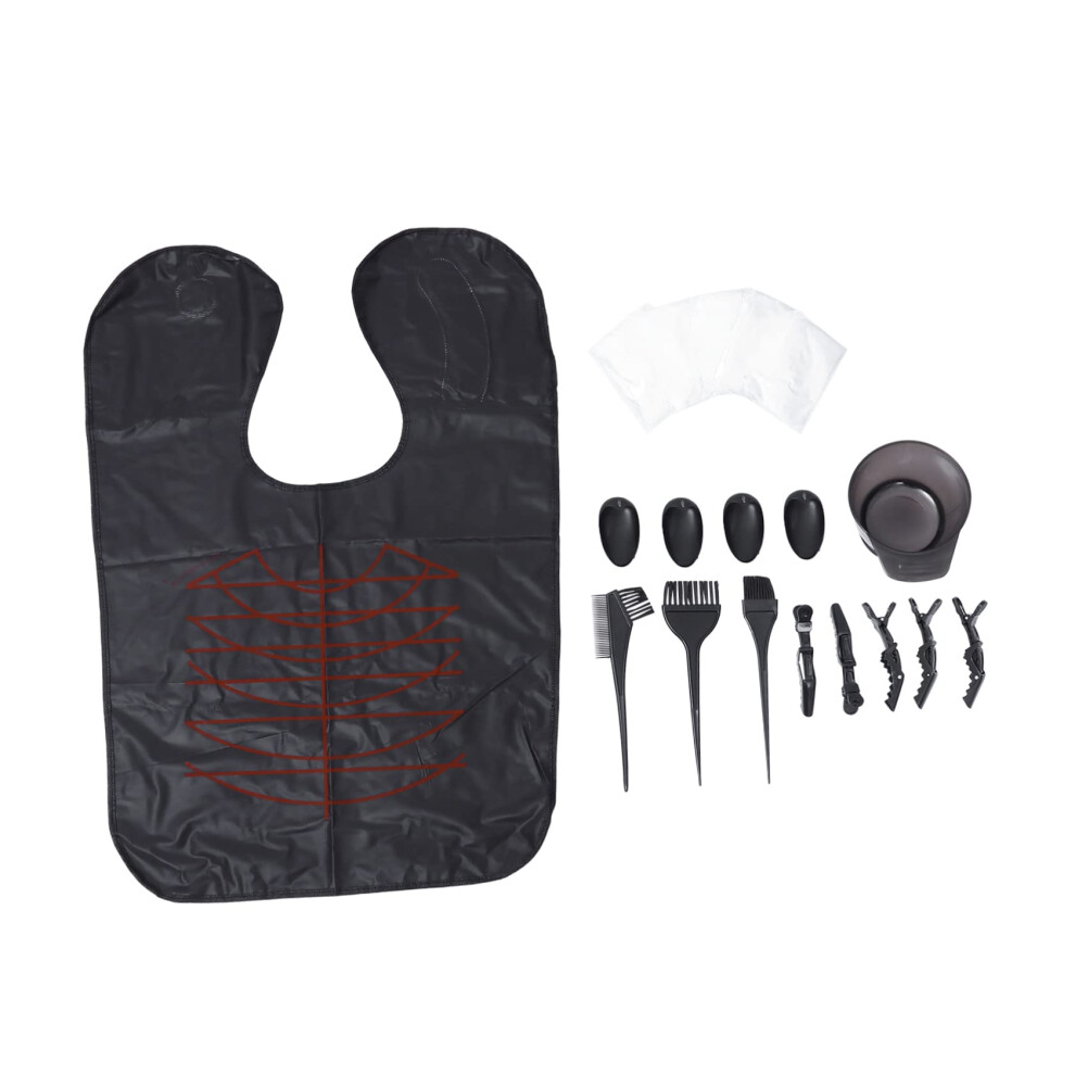 VINTORKY 32pcs Hair Dyeing Kit with Brushes Bowls Cape and Clips for Professional Salon and Home Use