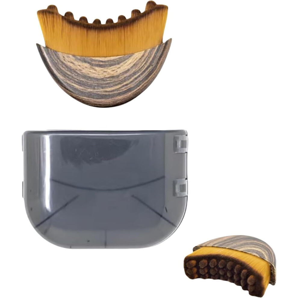 Facial Lymphatic Drainage Brush with Ergonomic Design for Precision Jawline Sculpting and Smooth Glide