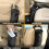 2PCS Black Foldable Car Trash Can with Backseat Mount, Spacious Garbage Bin and Storage Bag 2