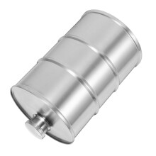 Stainless Steel Hip Flask with Unique Barrel Design for Outdoor Camping Hiking and Travel