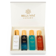 Unisex Perfume Gift Set 4x20ml Luxury Eau De Parfum Long Lasting Fragrance Travel Size for Men and Women