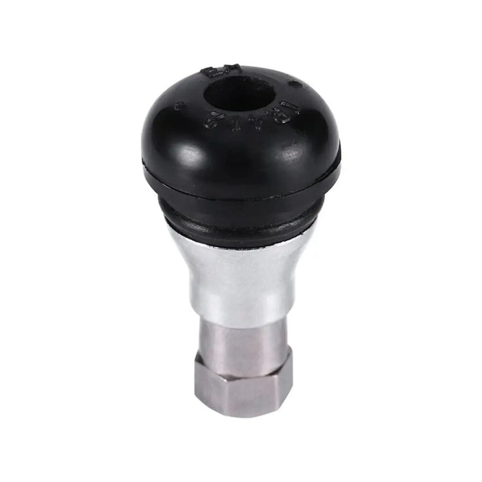Chrome Alloy Tr412 Tubeless Tire Valve Stems 4Pcs For Car Motorcycle 11.5Mm Rim Hole Black 9070919851353