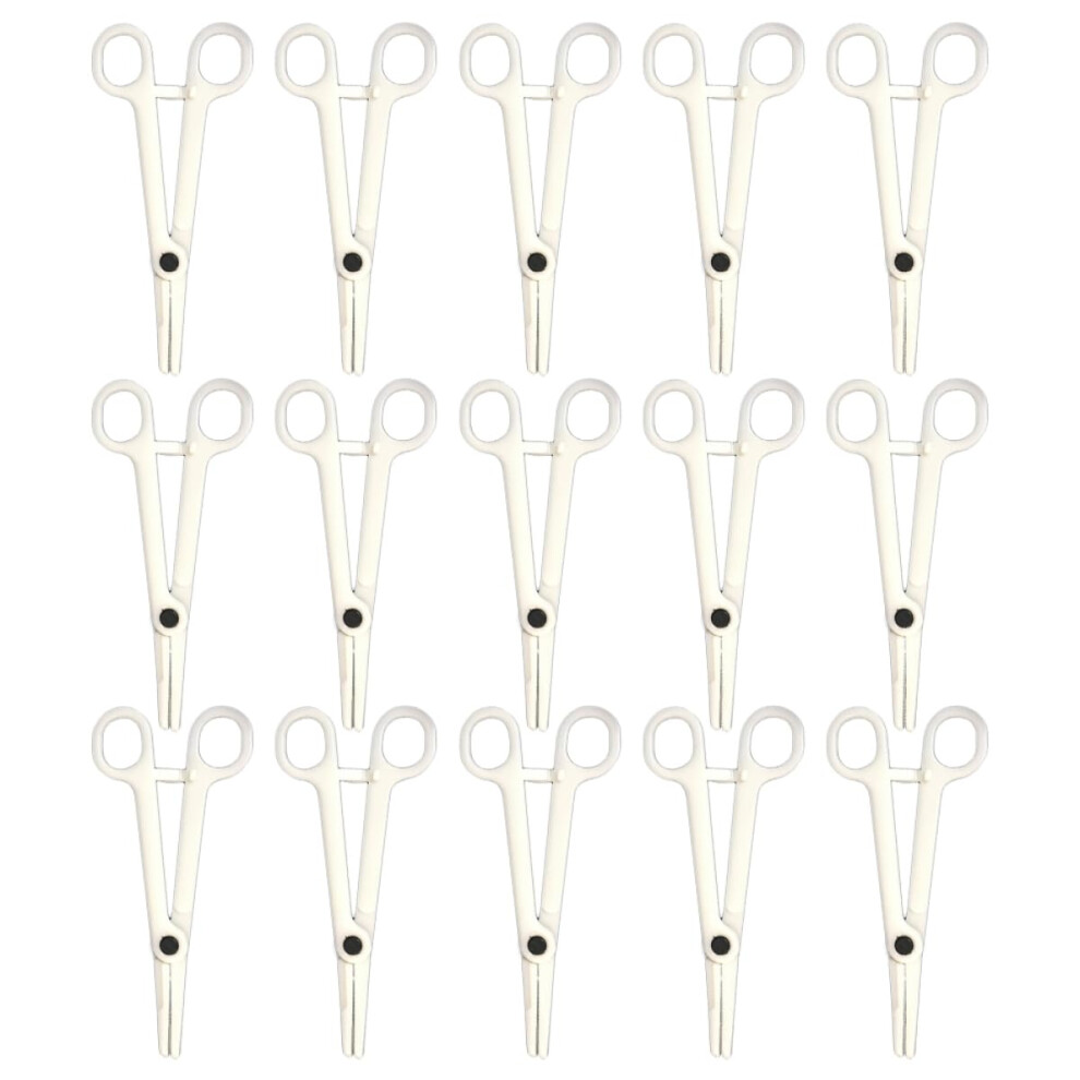 25pcs Disposable Piercing Pliers with Smooth Puncture Action for Professional Body Piercing