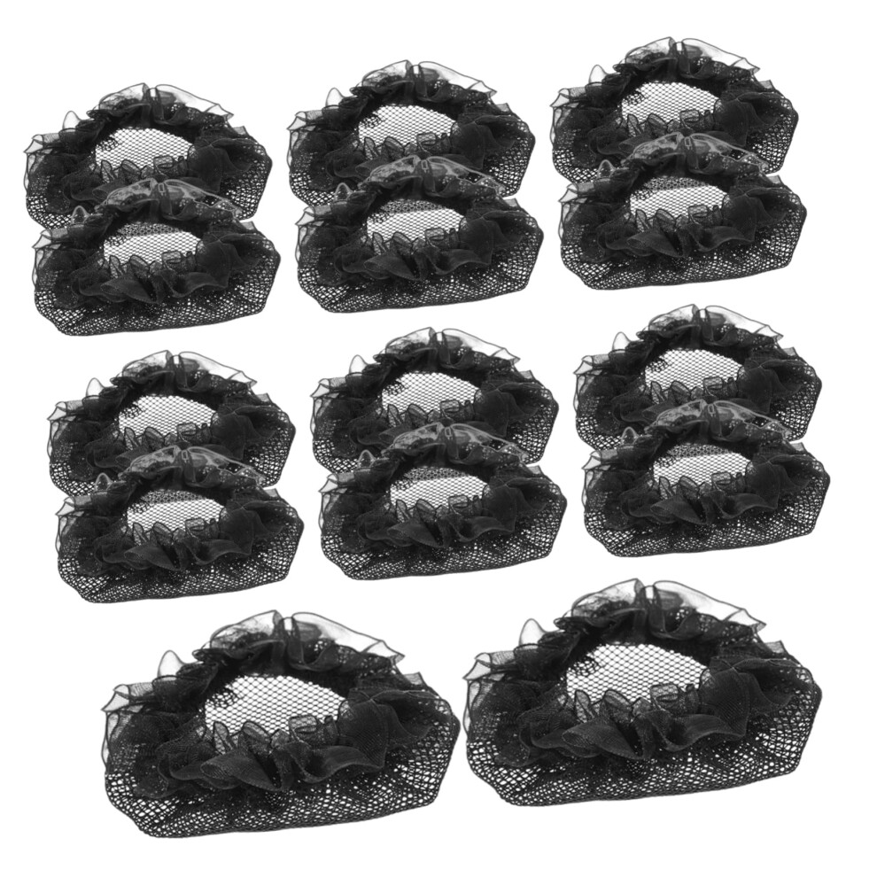 Hair Bun Net Set 20pcs Invisible Mesh Covers for Dancers Nurses Keeps Bun Shape Secure AllDay Hold