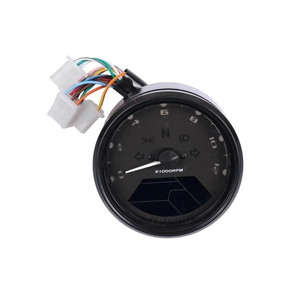 Motorcycle Speedometer With Odometer And Digital Tachometer Fuel Gauge, Easy Installation 9113335642713