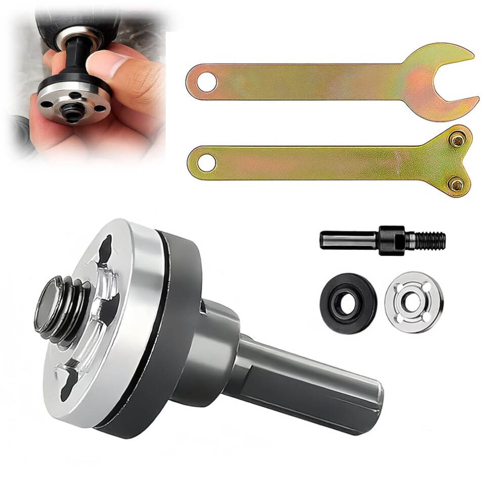 Angle Grinder Adapter 6Mm Set, Electric Drill Grinder Attachment For Cutting And Polishing 9113335642744